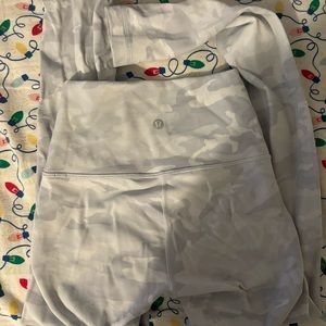 Lululemon white camo ribbed leggings